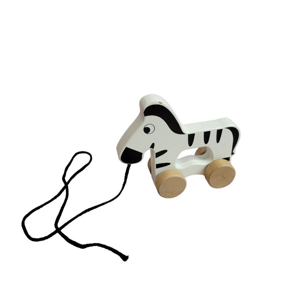 Tooky Toy Zebra Pull Along